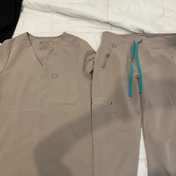 Other | Khaki Figs Topjogger Set | Poshmark